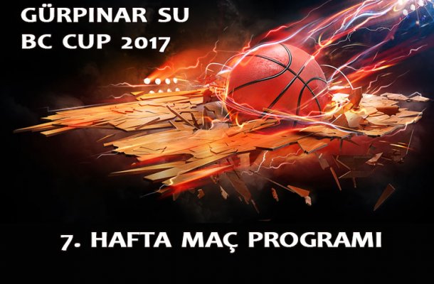 GÜRPINAR SU BC CUP 2017 7.HAFTA MAÇ PROGRAMI AÇIKLANDI